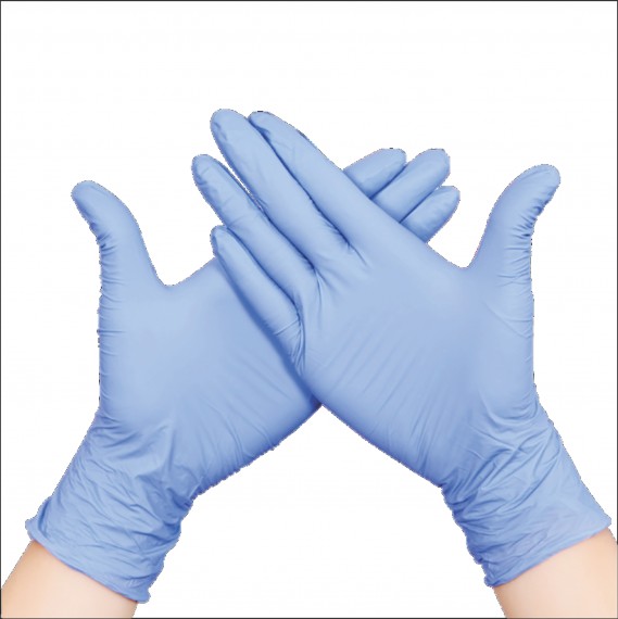 Nitrile examination gloves (Small) (100 gloves per box)