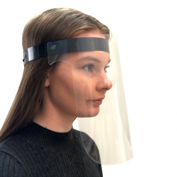 Face shield with strap (10 Pack)