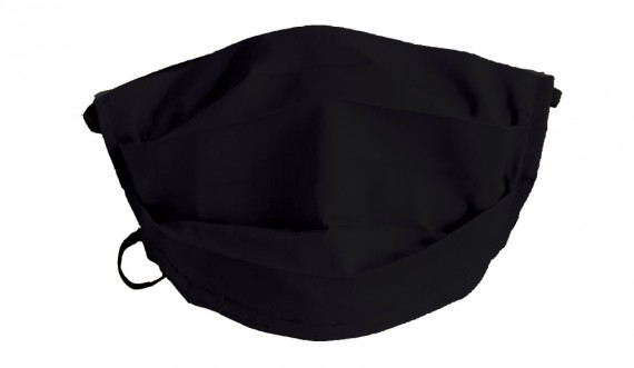 3Ply Reusable face mask - Black fabric (10 Pack)